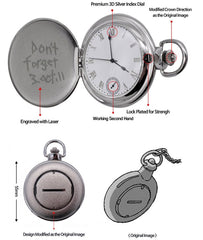 Official Licensed Fullmetal Alchemist Pocket Watch Made in Korea - Shinning Plate Ver.