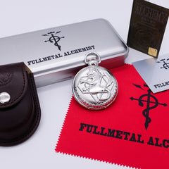 Official Licensed Fullmetal Alchemist Pocket Watch Made in Korea - Shinning Plate Ver.