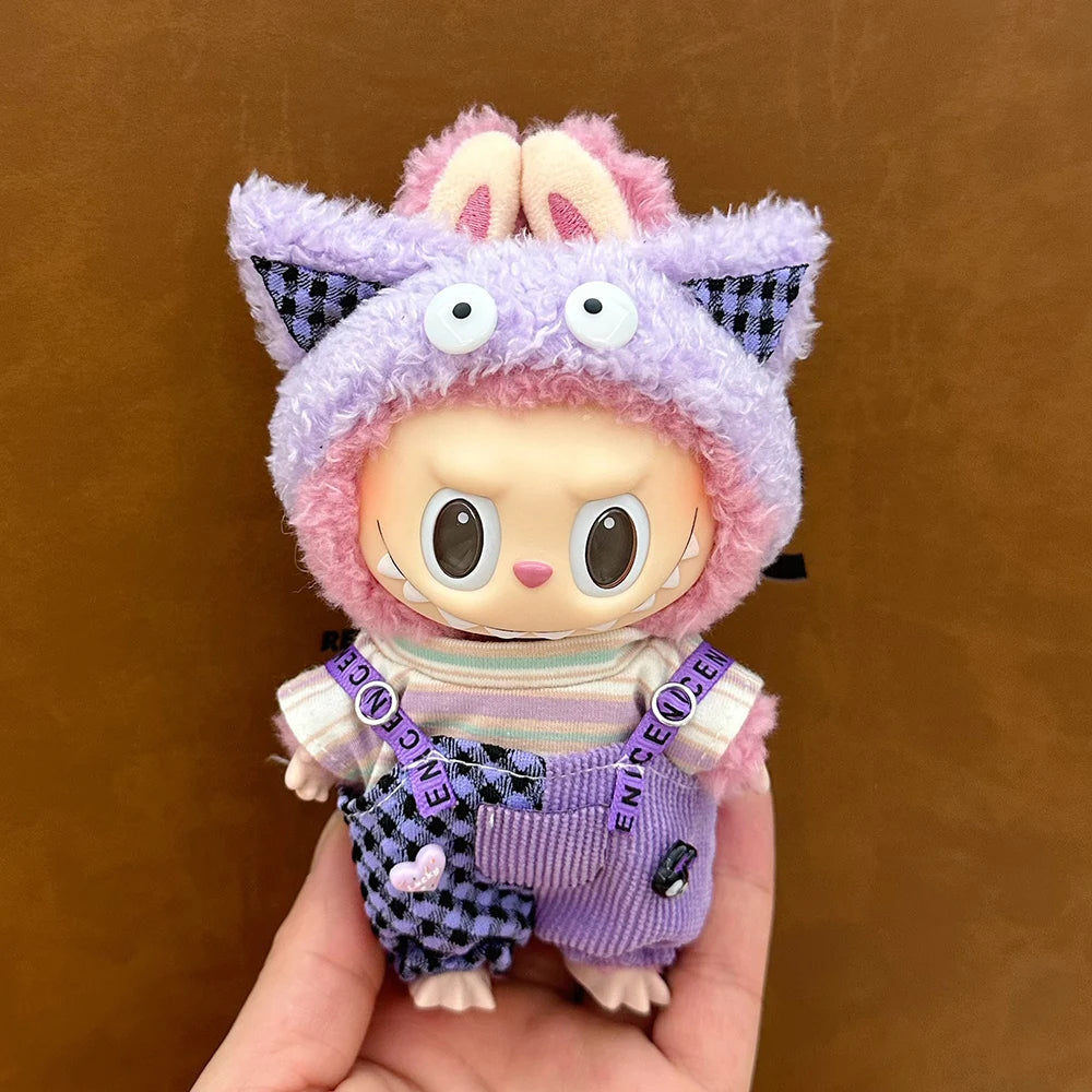 Plush Doll Multiple Styles Clothing Set For Labubu Outfit Accessories Trendy Clothing Girl Gift