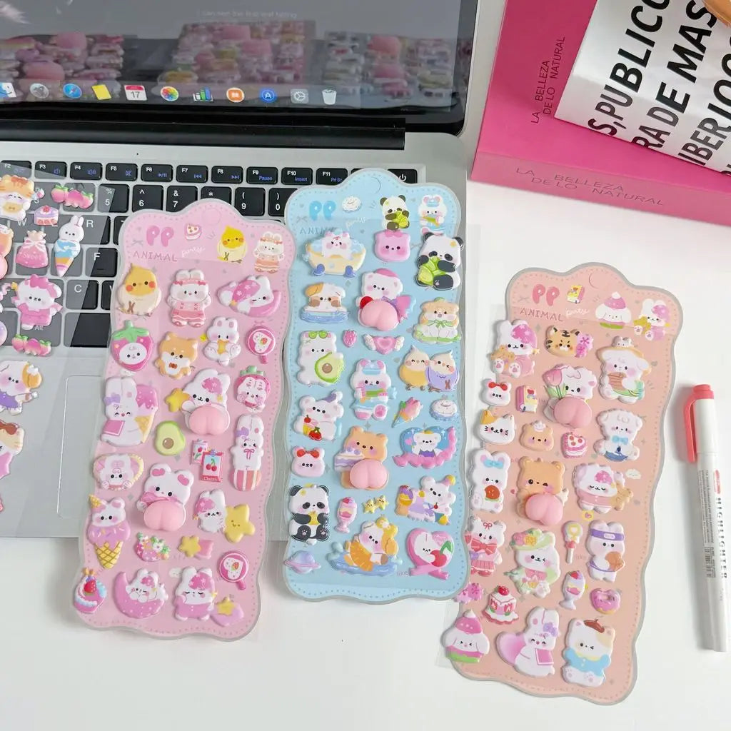 Soft 3D Puffy Stickers