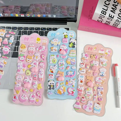Soft 3D Puffy Stickers