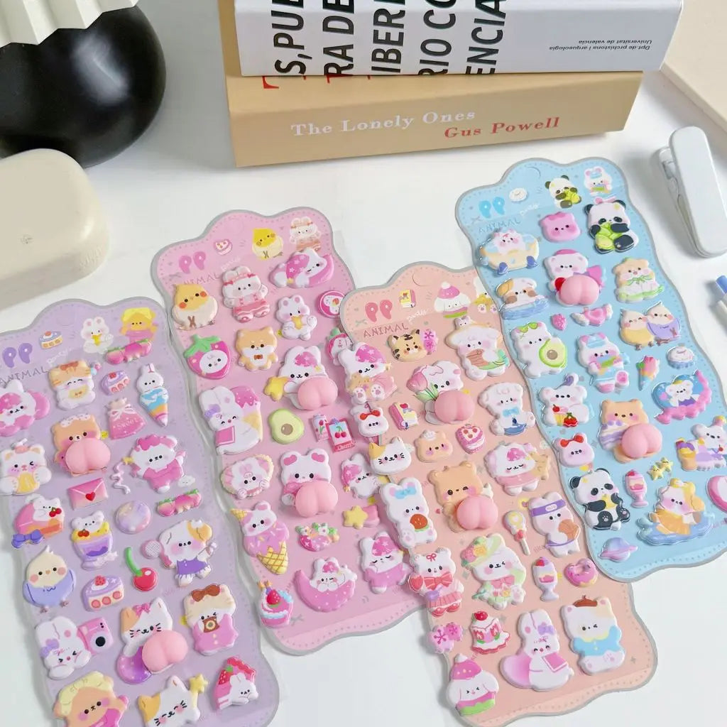 Soft 3D Puffy Stickers