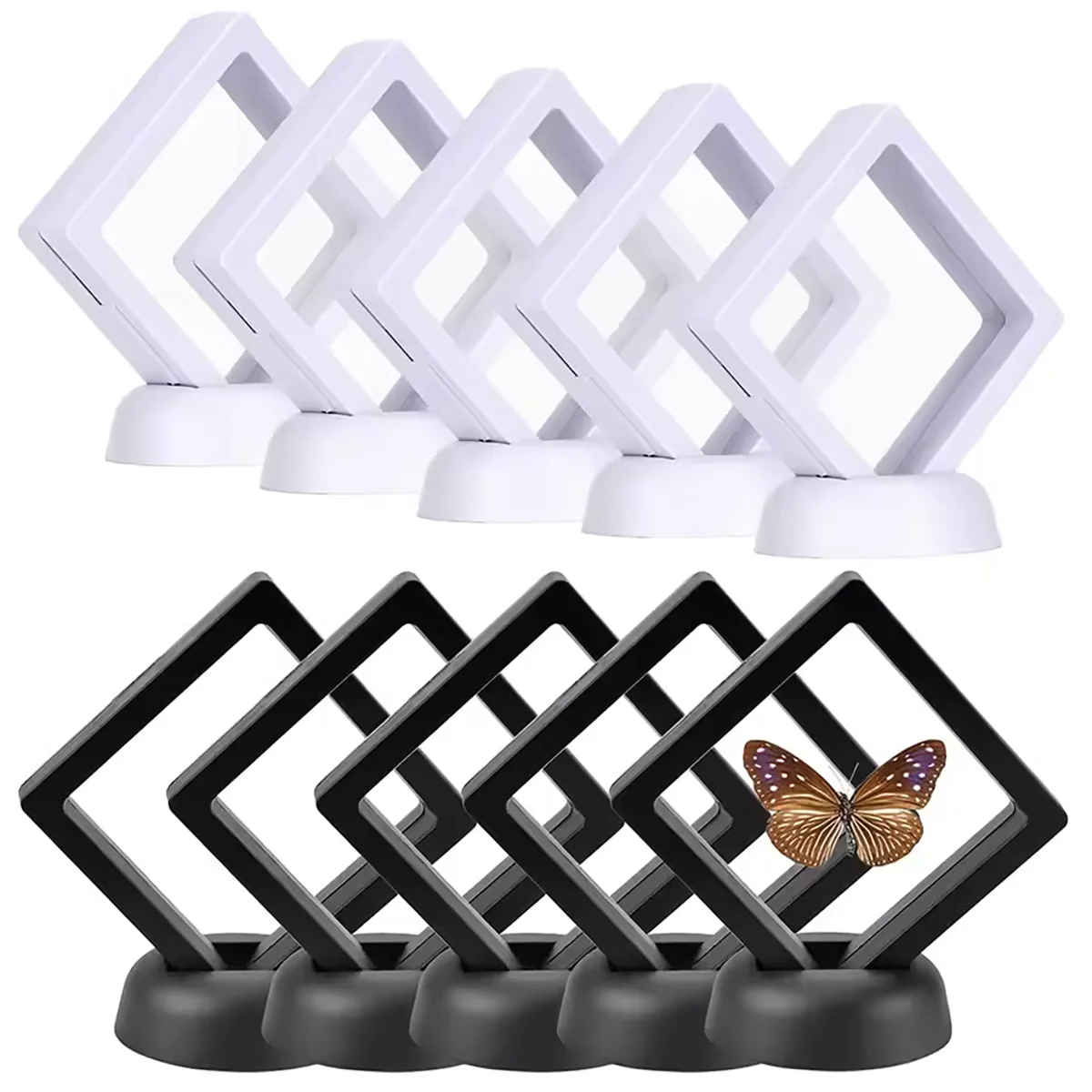 Floating Display Stand for Small Collectibles