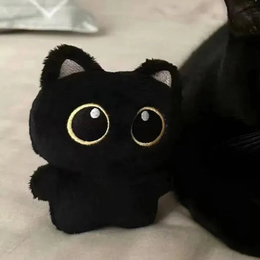 Black Cat Plush Cushion