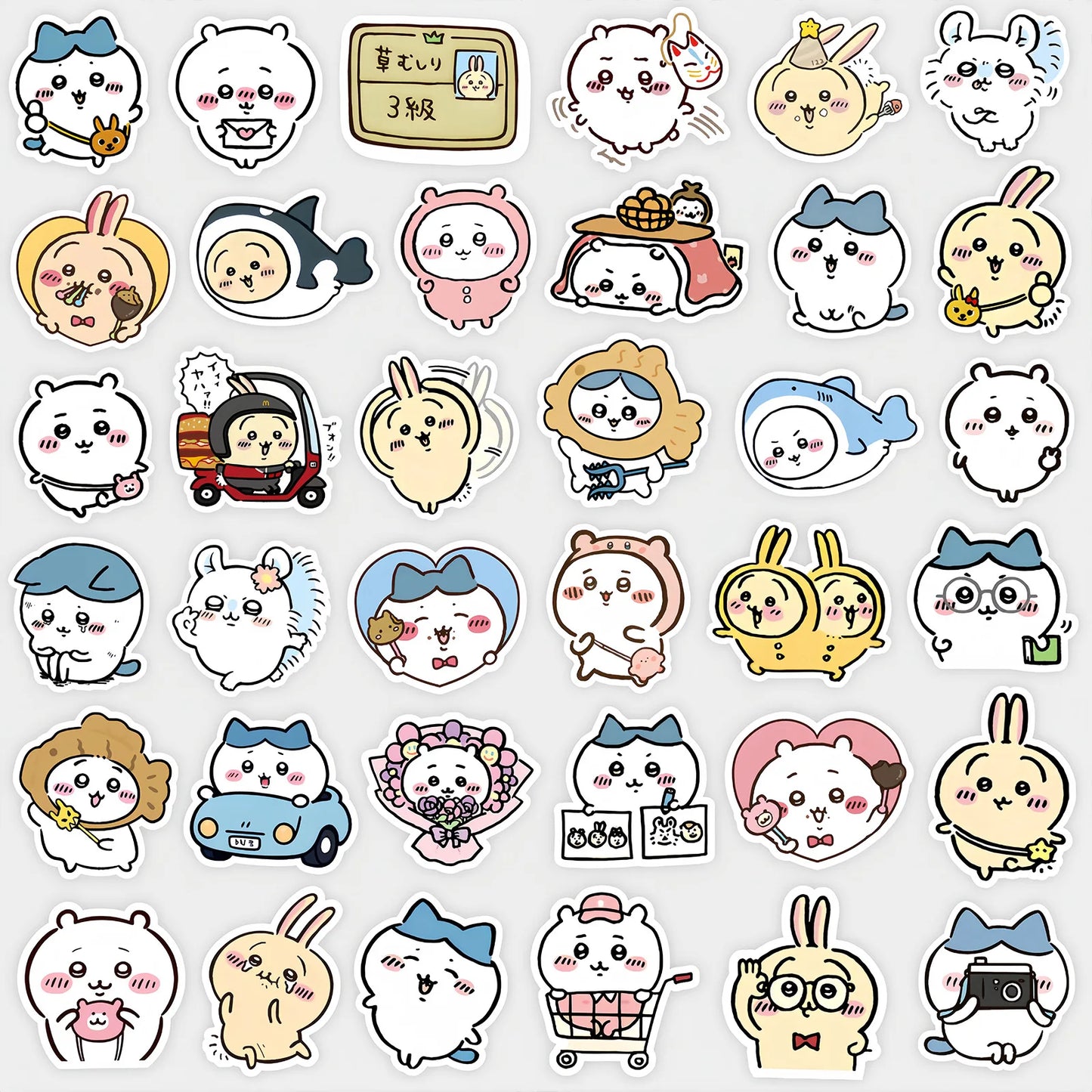 Kawaii Character Sticker Pack