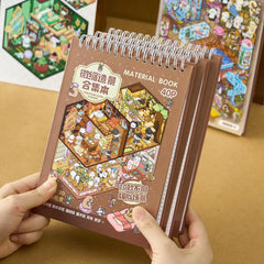 3D Landscape Sticker Book