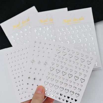 Metallic Nail Art Stickers