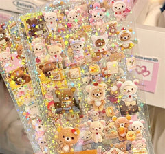 Cute Character Die-Cut Stickers