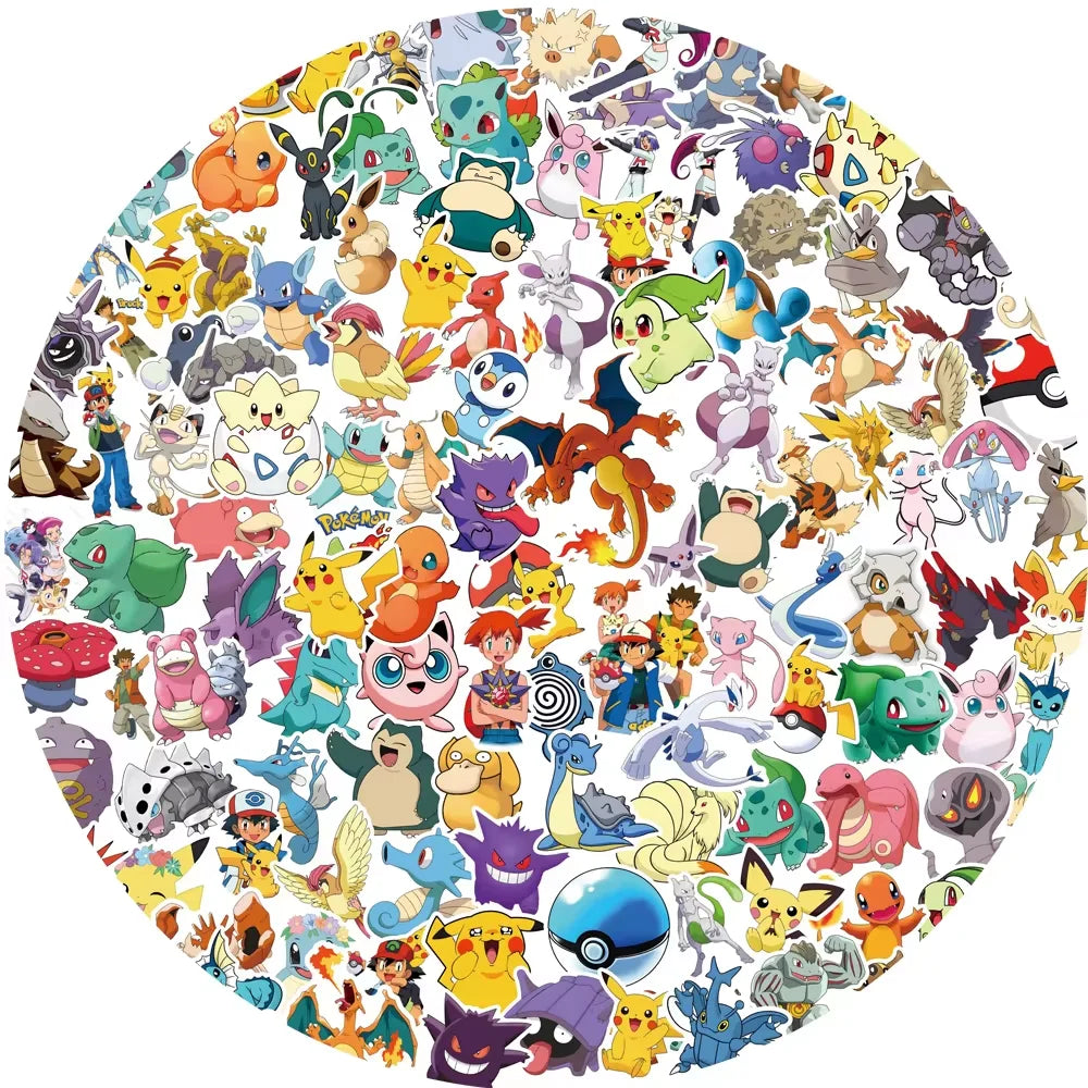 Cartoon Anime Sticker Pack