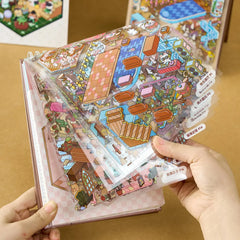 3D Landscape Sticker Book
