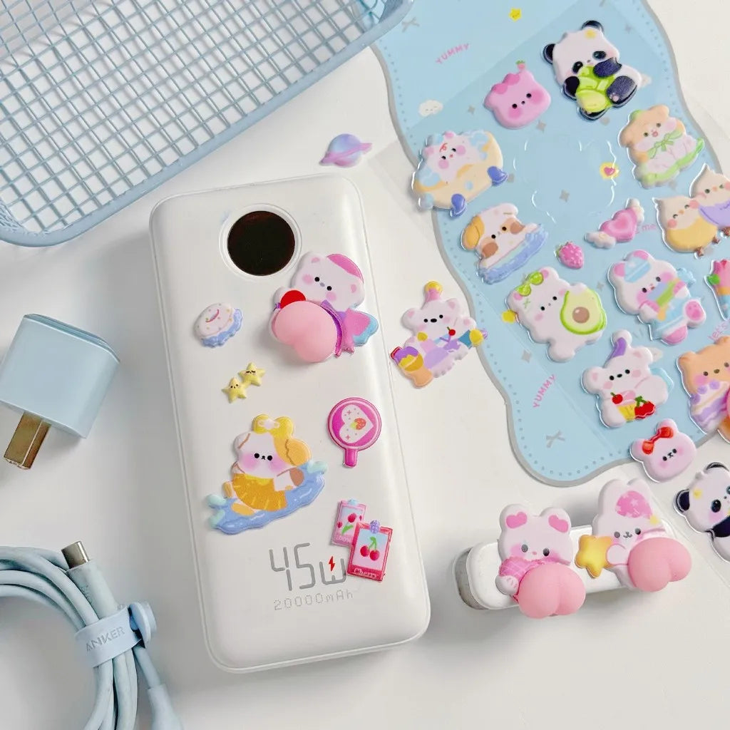 Soft 3D Puffy Stickers