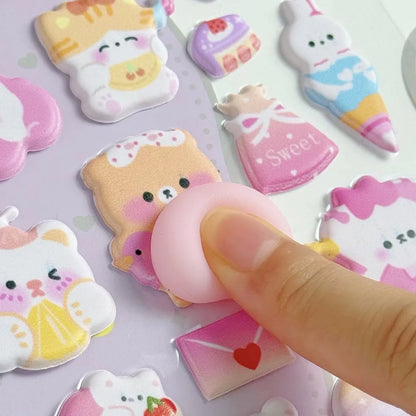 Soft 3D Puffy Stickers