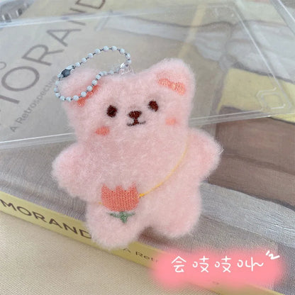 Lovely Doll Pendant Cute Girl Plush Pendant Highly Sought After Need Key Chain Decorative Snowman Backpack Accessories Pendant