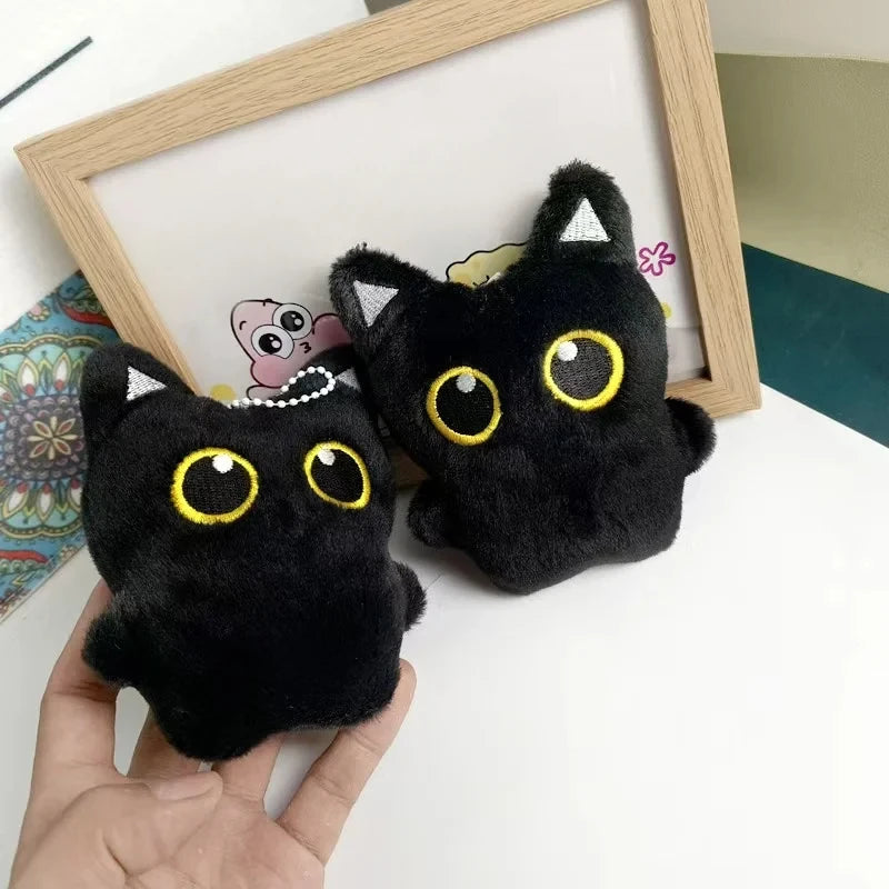 Black Cat Plush Cushion