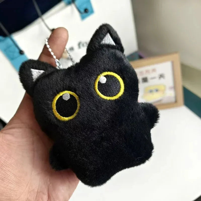 Black Cat Plush Cushion