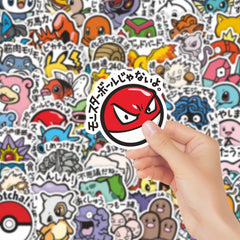 Anime Character Sticker Set