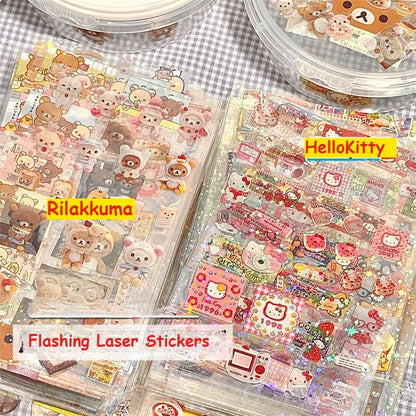 Cute Character Die-Cut Stickers