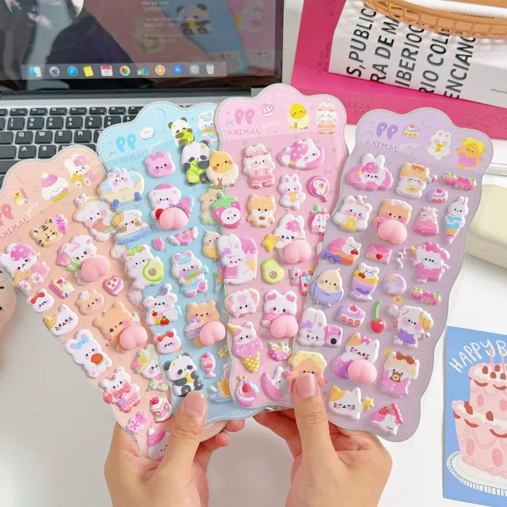 Soft 3D Puffy Stickers