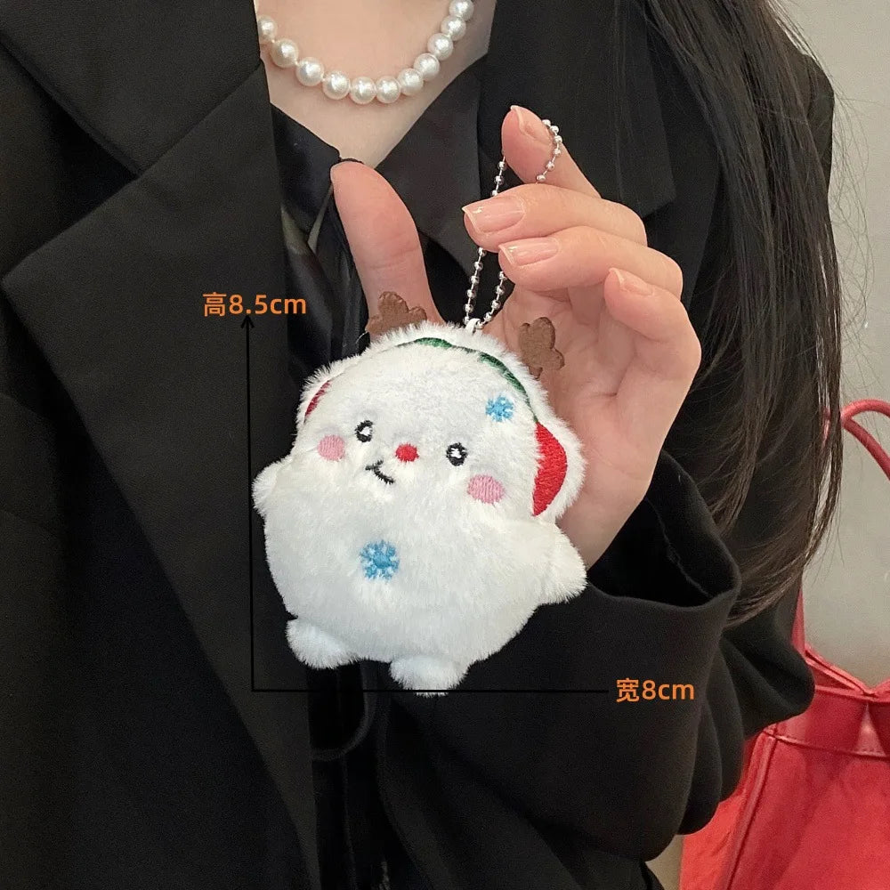 Lovely Doll Pendant Cute Girl Plush Pendant Highly Sought After Need Key Chain Decorative Snowman Backpack Accessories Pendant