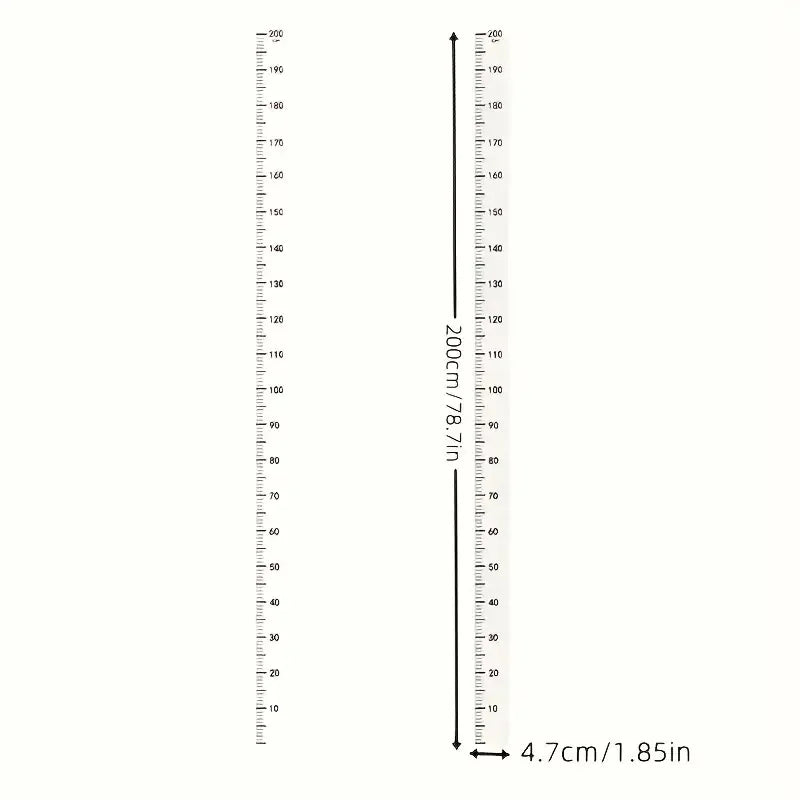 Wall Height Measuring Chart