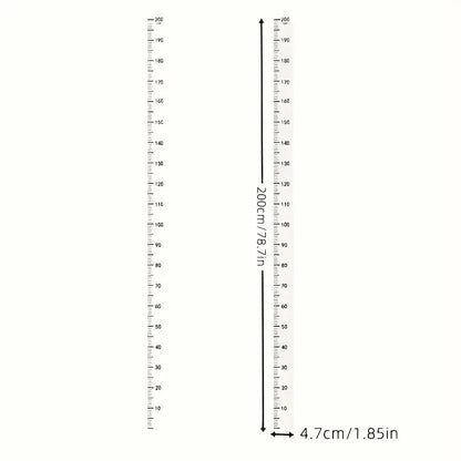 Wall Height Measuring Chart