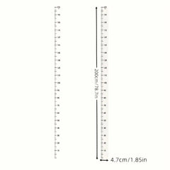 Wall Height Measuring Chart