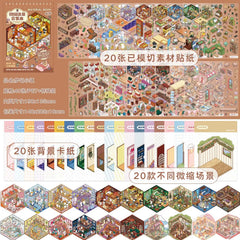 3D Landscape Sticker Book