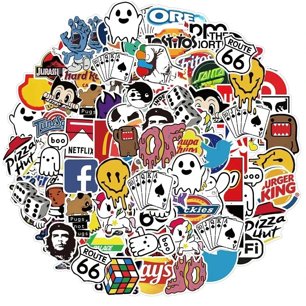 Fashion Logo Sticker Pack