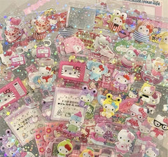 Cute Character Die-Cut Stickers