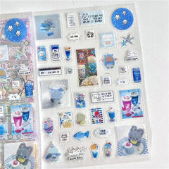 Glitter Star Film Stickers
