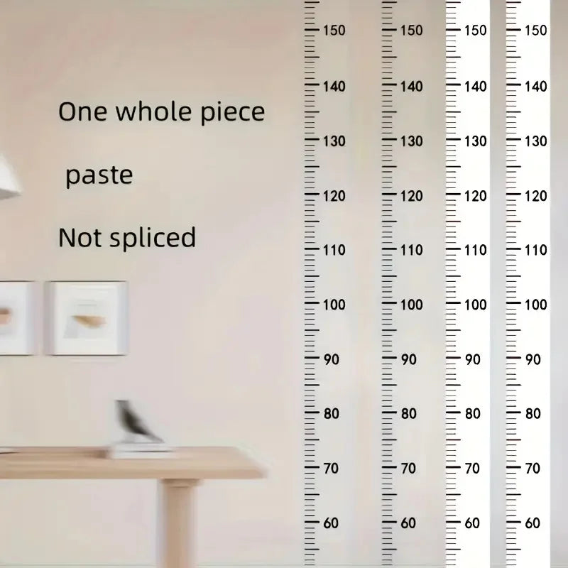 Wall Height Measuring Chart