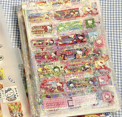 Cute Character Die-Cut Stickers