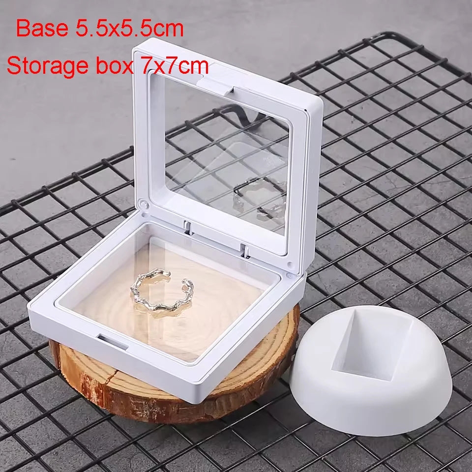 Floating Display Stand for Small Collectibles