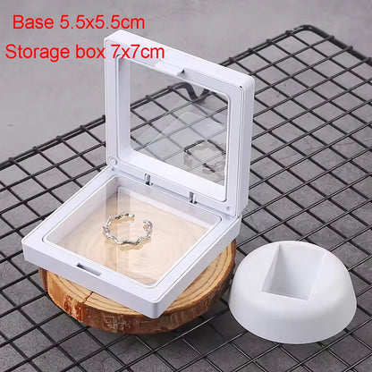 Floating Display Stand for Small Collectibles