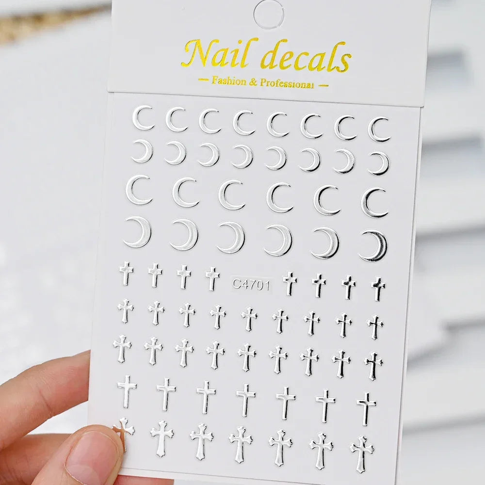 Metallic Nail Art Stickers